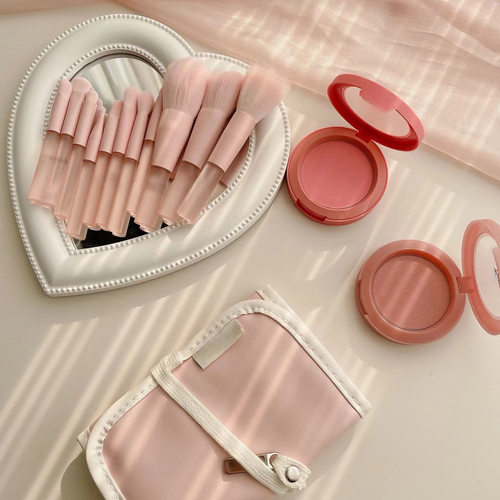10-piece Portable Mini Makeup Brush   Eyeshadow Loose Powder