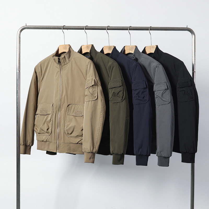 出口单户外机能秋冬新款立领棉服外套防风保暖休闲百搭棉衣外套