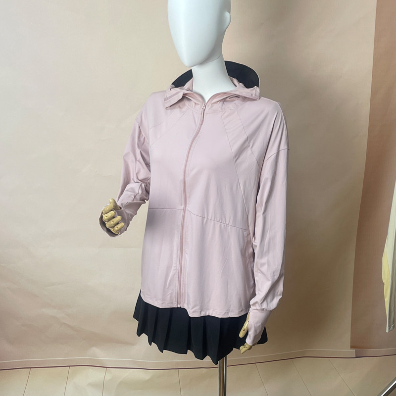 焦家-女士防晒衣-常规款-黑胶帽宽松-均码UPF50冰感