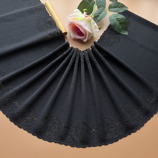 边料衣服拼接装 黑色蕾丝花边辅料裙摆裙子加长服装 饰布料 多款 新款