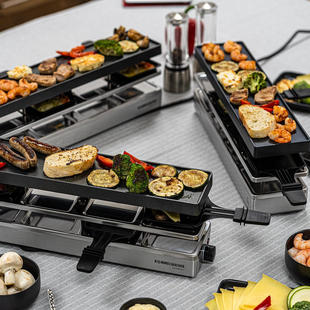 德国进口Rommelsbacher电烤盘烤肉机grill分格烤奶酪家用无烟不粘