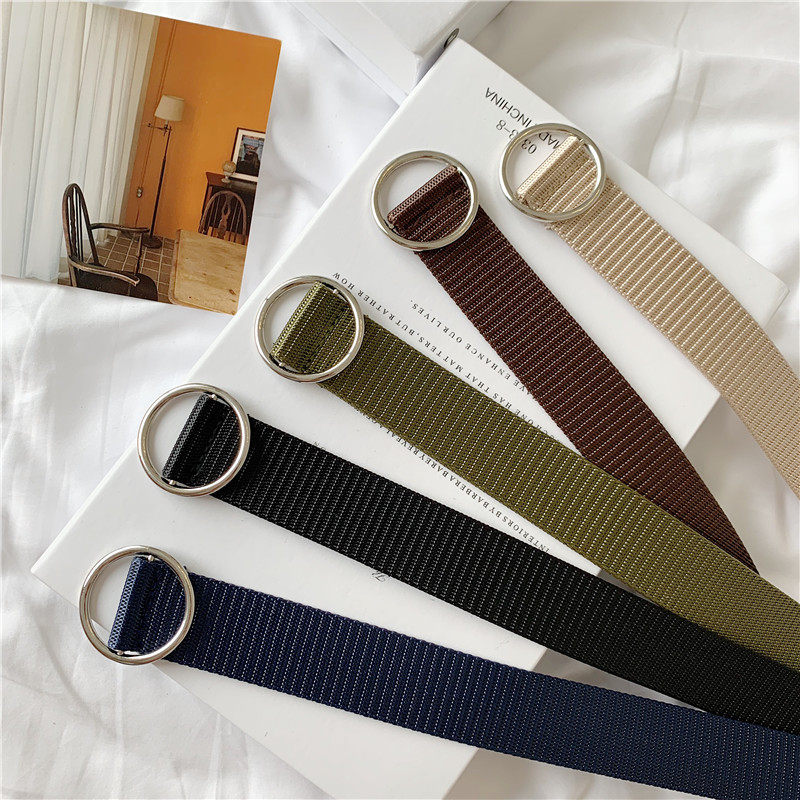 韩国新款免打孔耐用无孔圆扣帆布腰带情侣款男女军训皮带牛仔裤带,服饰配件/皮带/帽子/围巾,腰带/皮带/腰链,淘宝优惠券,粉丝福利购,淘宝优惠卷