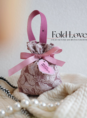 小仙女喜糖袋子高级感喜糖盒结婚专用伴手礼袋子婚礼礼盒布袋订婚