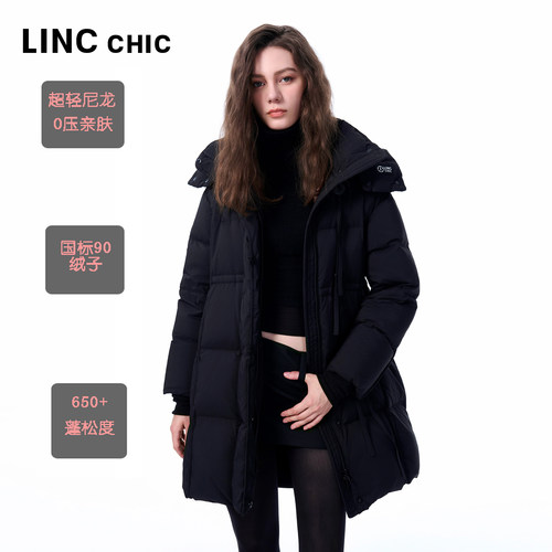 LINCCHIC中长款羽绒服