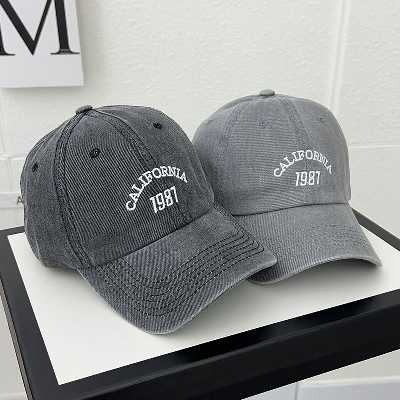 帽子女鸭舌帽1987春秋休闲时尚