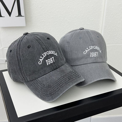 帽子女鸭舌帽1987春秋休闲时尚