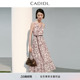 连衣裙女 穿搭高级优雅气质茶歇裙无袖 CADIDL卡迪黛尔商场同款 夏季