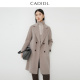 新款 双面呢通勤毛呢外套女大衣冬季 100羊毛 卡迪黛尔商场同款