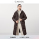 鹅绒羽绒服女冬季 连帽中长款 穿搭 商场同款 CADIDL卡迪黛尔