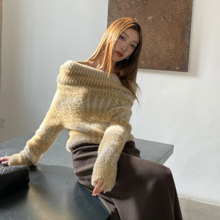 软糯亲肤不掉毛 现货 两穿打底秋冬仿水貂毛内搭上衣 正品 SWHP