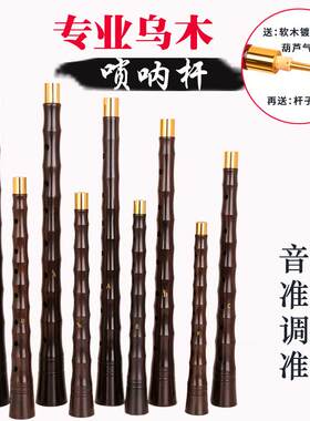 唢呐专业演奏专业乌木黑檀木正品