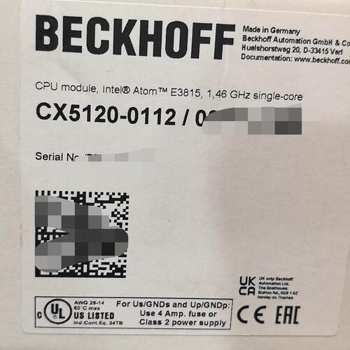 CX5120-0112 CPU模块 倍福Beckhoff 工控自动化模块议价维修