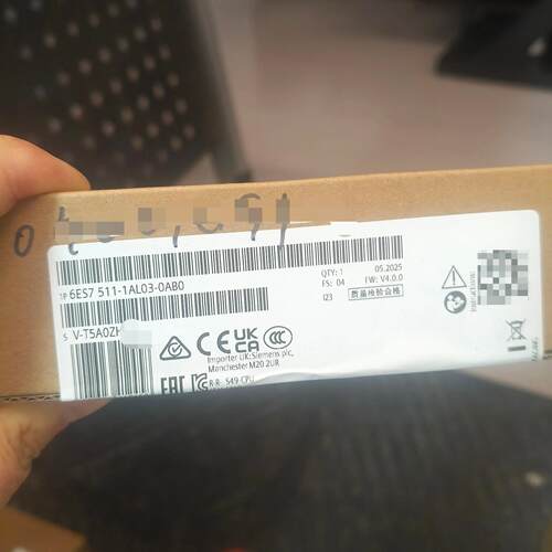 6ES7 511-1AL03-0AB0 PLC模块 适配S7-1500系列工控配件议价维修