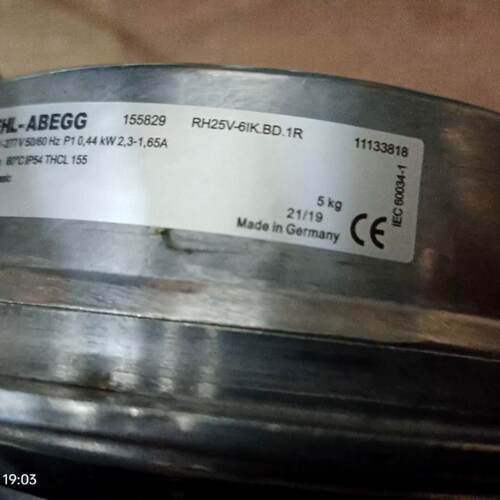 RH25V-6IK.BD.1R 变频器风机 250mm 277V 500W 工业散热议价维修