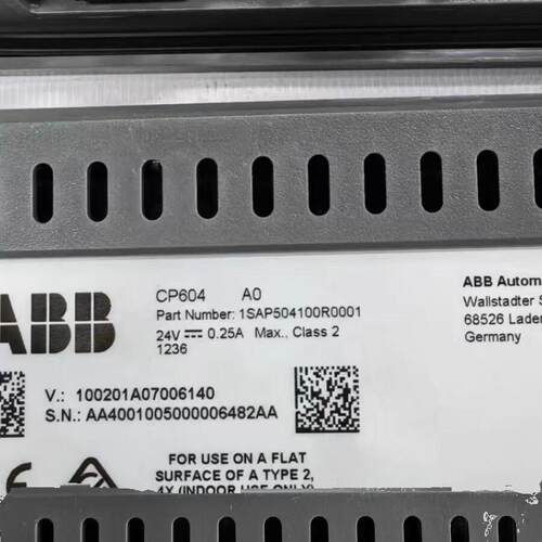 CP604 A0 1SAP504100R0001 ABB工控触摸屏议价维修