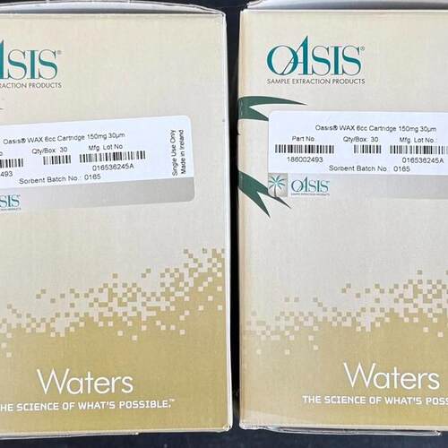 186002493固相萃取小柱 沃特世Oasis WAX 6cc 150mg 30µm议价维修