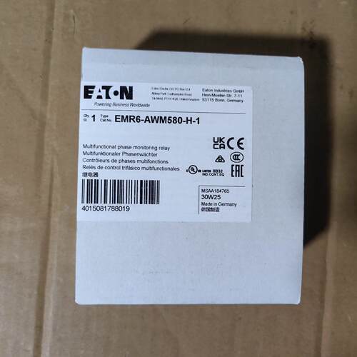EMR6-AWM580-H-1 多功能相监测继电器 认证齐全 工控配件议价维修