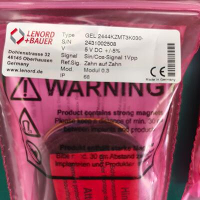 GEL2444KZMT3K030编码器LENORD+BAUER工业自动化强磁IP68议价维修