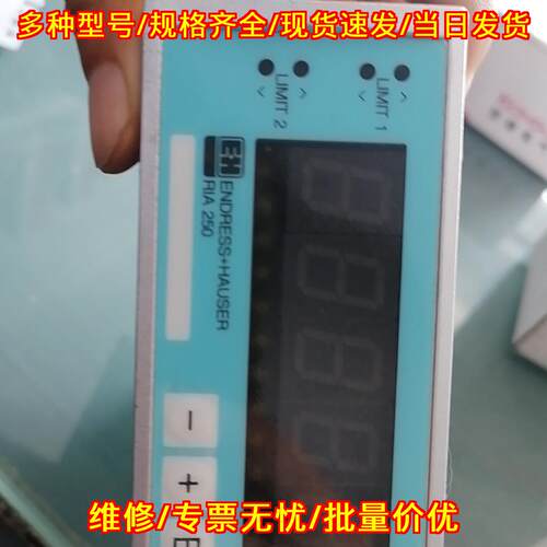 RIA250-A11G11 恩德斯豪斯现场显示仪 工业工控显示仪器议价维修