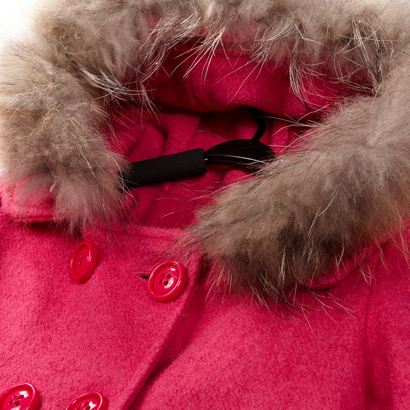 Manteau pour fille LUCKY EYE en laine - Ref 2161779 Image 3
