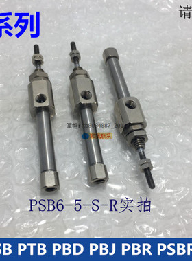 不锈钢笔形气缸PBD PBJ PB4-6-10-12-16-5/10/15/20-U-R-CB
