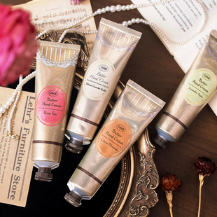 Sabon薰衣草苹果/柑橘/玫瑰香氛黄油护手霜75ml保湿修护干燥防裂