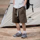 大口袋工装短裤2026夏季新款日系宽松休闲五分裤子K2182-P40控68，男装休闲裤，电商A362