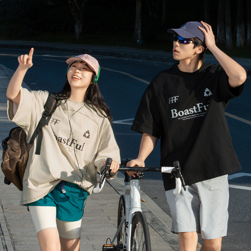 明线设计短袖T恤男夏季新款复古字母印花体恤衫MT7148-P39控68，男装T恤，电商A362