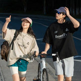 明线设计短袖T恤男夏季新款复古字母印花体恤衫MT7148-P39控68，男装T恤，电商A362