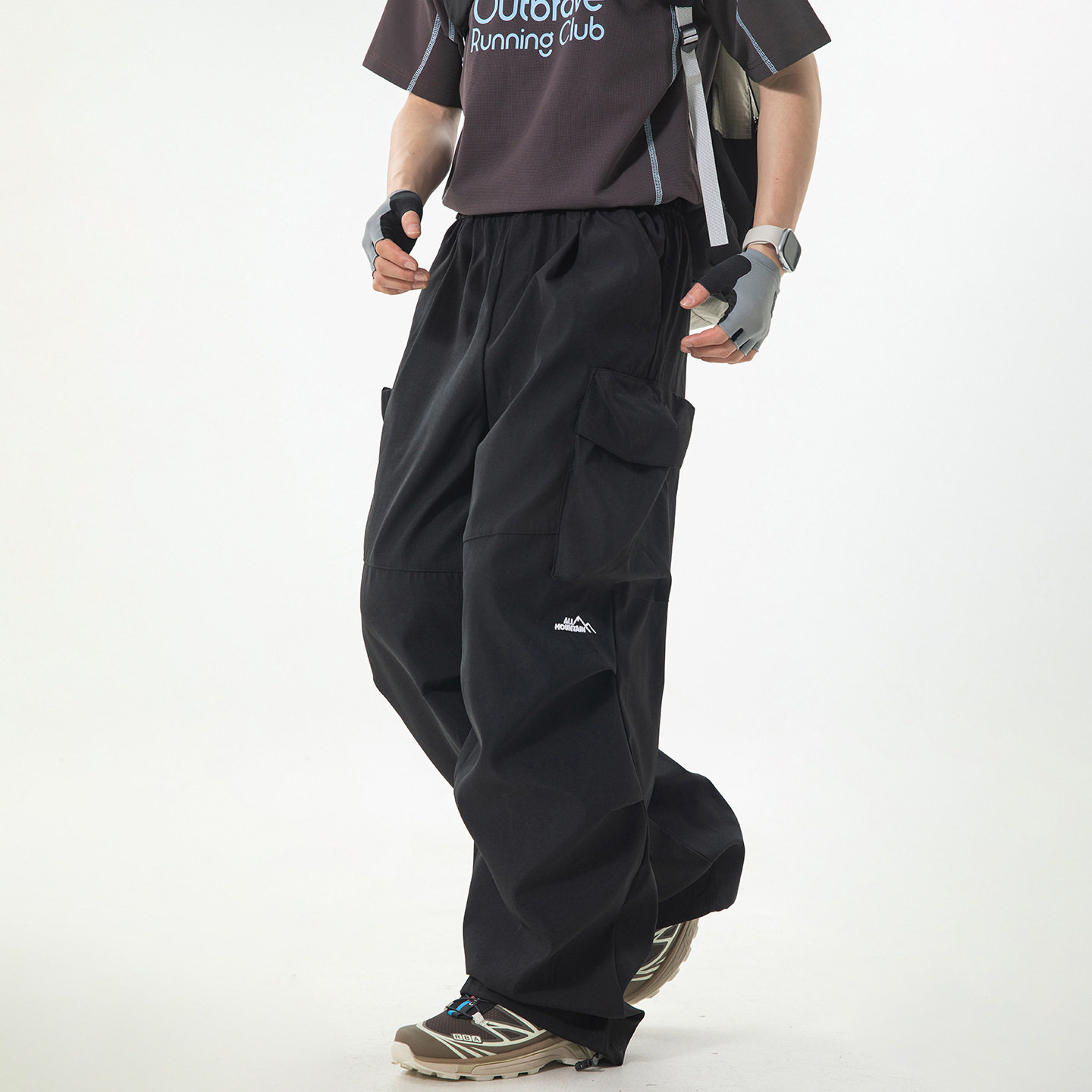 降落伞兵裤男春季户外机能工装裤运动宽松休闲裤K2233-P56控108,男装休闲裤,电商A362