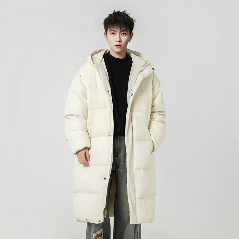 保暖棉服男冬季防泼水潮牌连帽棉衣过膝棉袄外套BL5113-P70控129,男装棉衣,电商A362