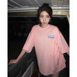 潮牌字母印花短袖T恤女夏季新款美式休闲半袖体恤L1888-P30控49，男装T恤，电商A362