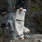 休闲裤男2025春夏新款防泼水户外宽松工装长裤MK2389-P50控78，男装休闲裤，电商A362