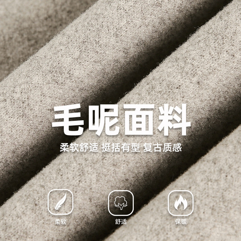 夹克男秋冬新款短宽廓形加厚保暖通勤潮牌休闲MJ6037-P90控148,男装夹克,电商A362