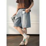 牛仔短裤男夏季新款高街复古质感宽松潮牌五分裤ON2693-P45控78，男装牛仔裤，电商A362