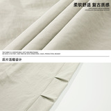 弯刀休闲裤男春季新款裤子潮牌宽松纯色微阔长裤MK2402-P45控68，男装休闲裤，电商A362