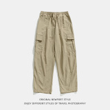 新款山系轻薄宽松打褶设计休闲长裤子男装K2147-P55控88，男装休闲裤，电商A362