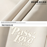 25春夏款美式复古打褶设计直筒裤字母印花长裤子MK2392-P35控55，男装休闲裤，电商A362