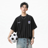 T恤男夏季款撞色条纹运动球衣潮牌宽松半袖体恤OT7270-P38控68,男装T恤,电商A362, T恤男夏季款撞色条纹运动球衣潮牌宽松半袖体恤OT7270-P38控68,男装T恤,电商A362,