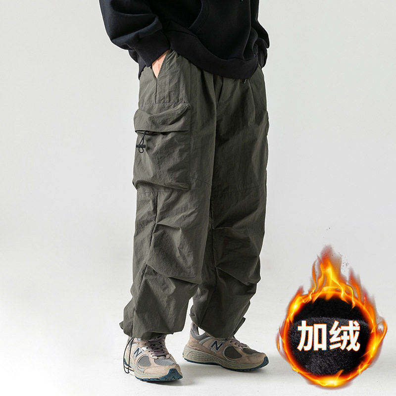 降落伞兵裤秋冬潮牌机能立体口袋工装休闲裤男RK2233-P75控118，男装休闲裤，电商A362