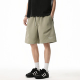 休闲短裤男夏季新款美式复古字母绣花运动五分裤MK2378-P40控65，男装休闲裤，电商A362