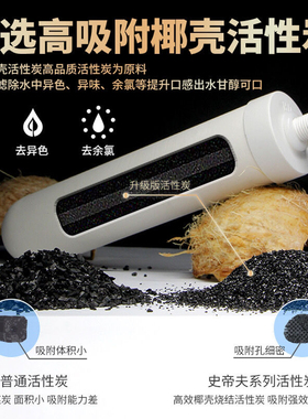 14mm螺纹牙允之馨带炭棒复合陶瓷滤芯大牙家用台式机过滤芯可用