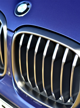 适用宝马原厂款新G系列X3 X4 M40I铈灰色 中网 獠牙 侧腮钛色