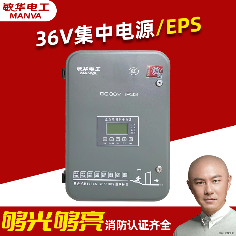 A型24V36V集中电源控制配电箱智能消防应急照明灯疏散EPS系统联动