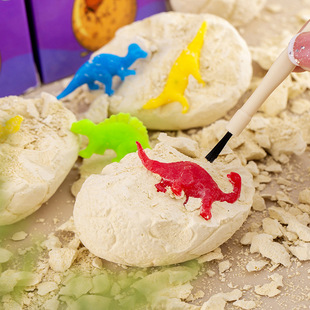 夜光宝石恐龙化石手工益智diy挖宝藏恐龙蛋考古挖掘男女孩玩具