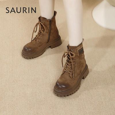 复古马丁靴2024秋冬新款