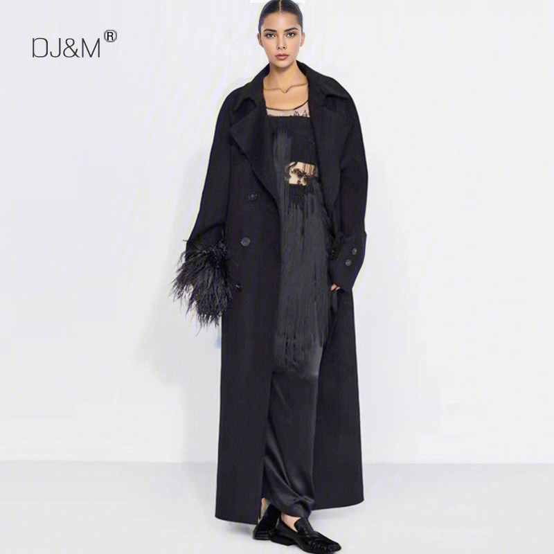 英伦风2025冬季新款双面羊绒大衣女手工缝制高品质宽松显瘦长款,女装/女士精品,毛呢外套,淘宝优惠券,粉丝福利购,淘宝优惠卷