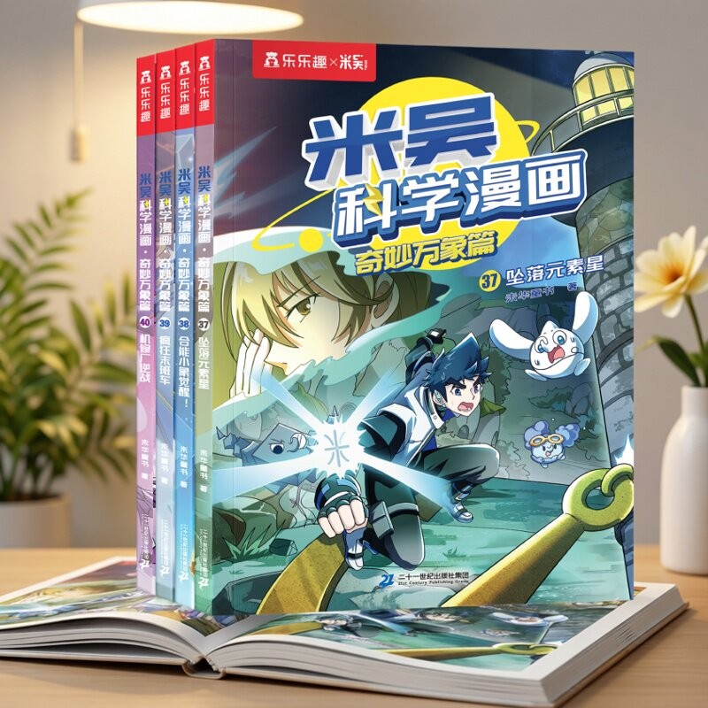 米吴科学漫画第十辑奇妙万象篇少儿科普漫画书新品赠卡牌乐乐趣学生绘本少儿书儿童启蒙教育套装青少年科普读物教育读物科普教育书