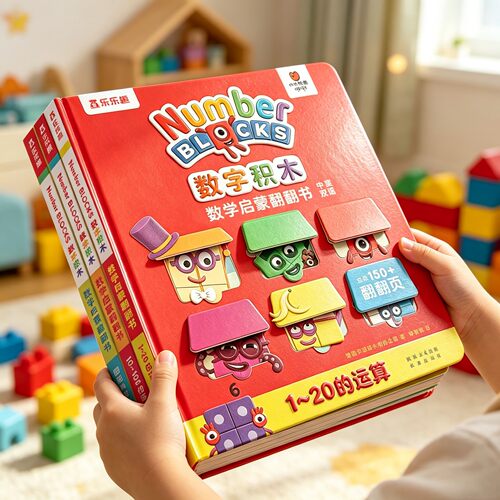 BBC授权Numberblocks启蒙积木书
