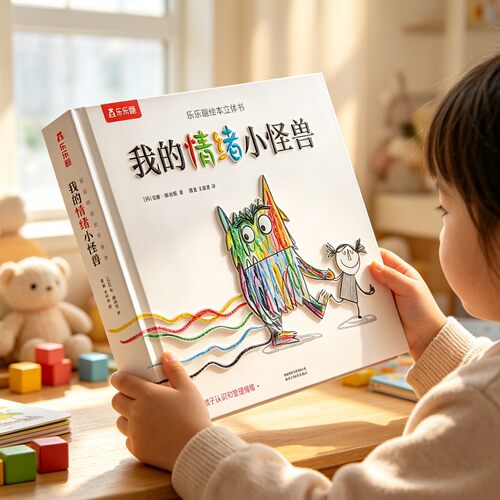 我的情绪小怪兽立体书早教绘本